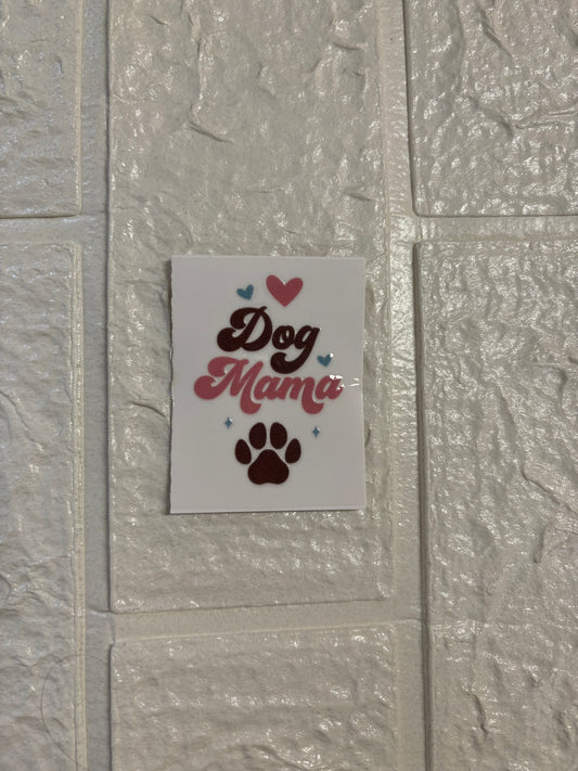 Dog Mama UV DTF Keychain Transfer