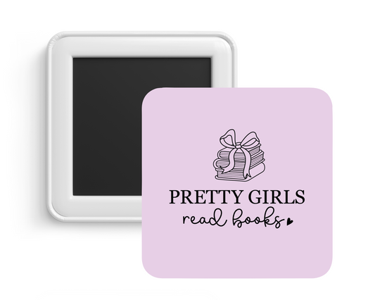 Pretty Girls Read Books Magnet