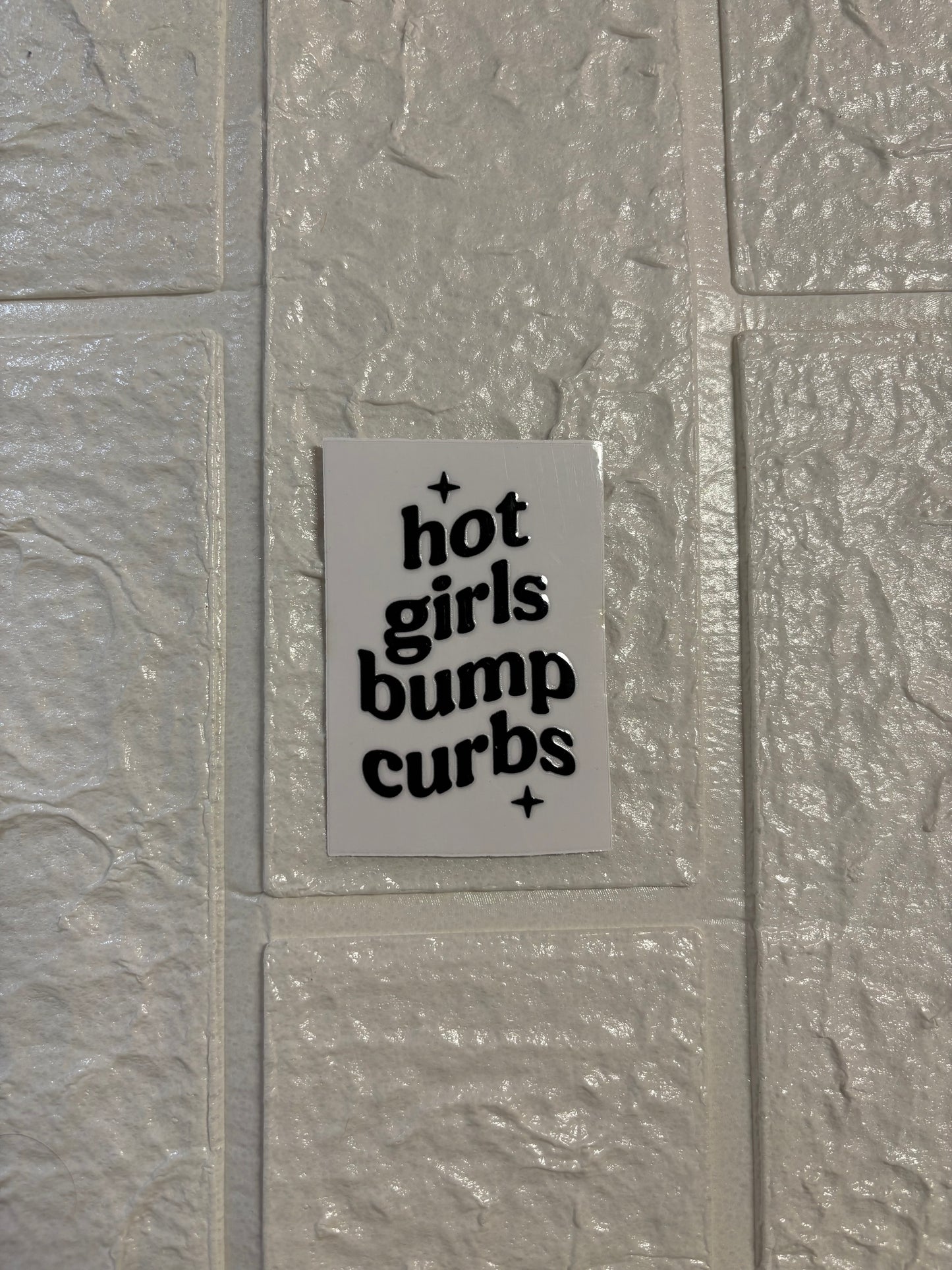 Hot Girls Bump Curbs UV DTF Keychain Transfer