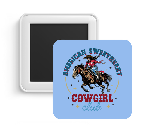 American Sweetheart Cowgirl Magnet