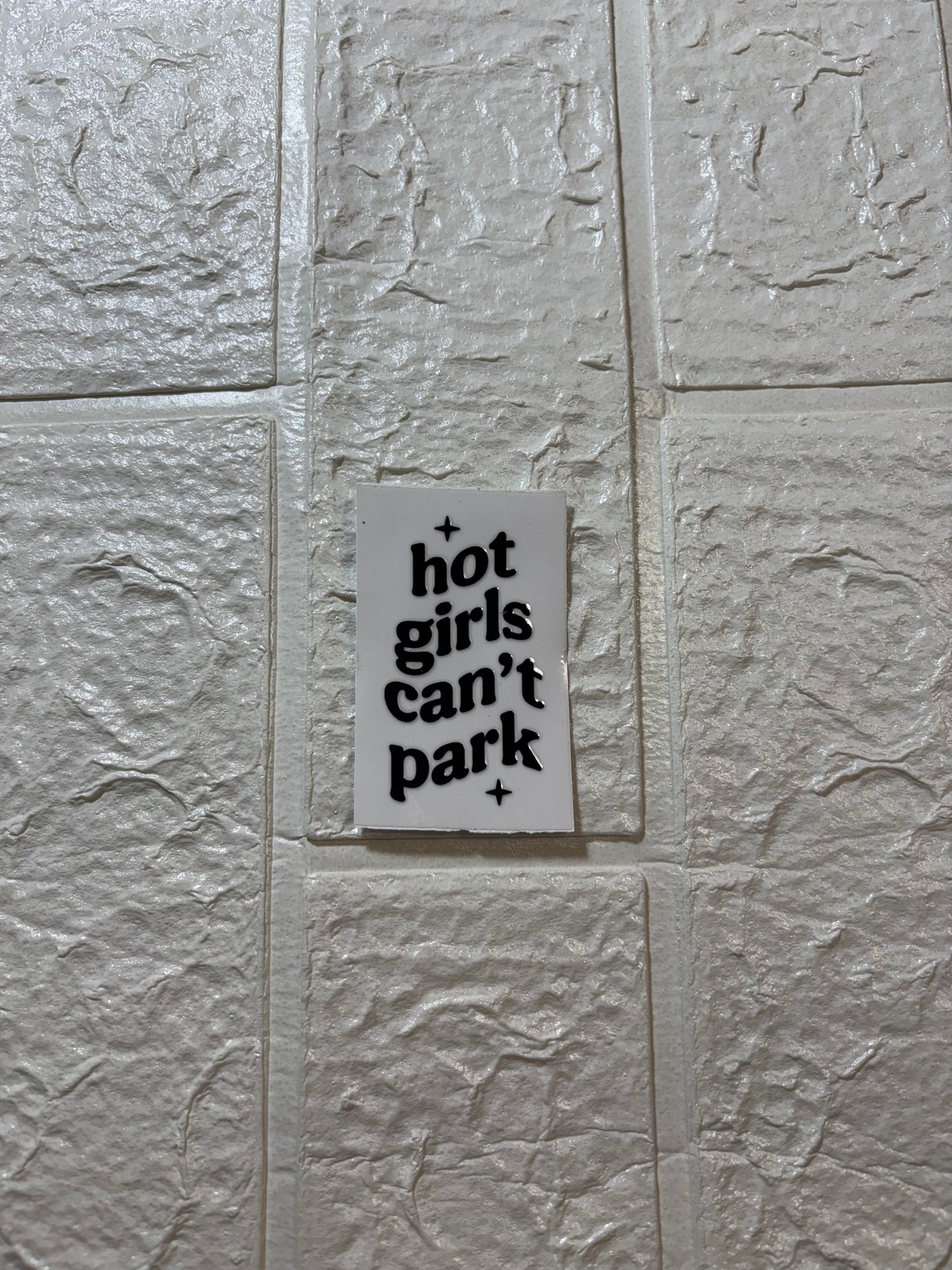 Hot Girls Can’t Park UV DTF Keychain Transfer