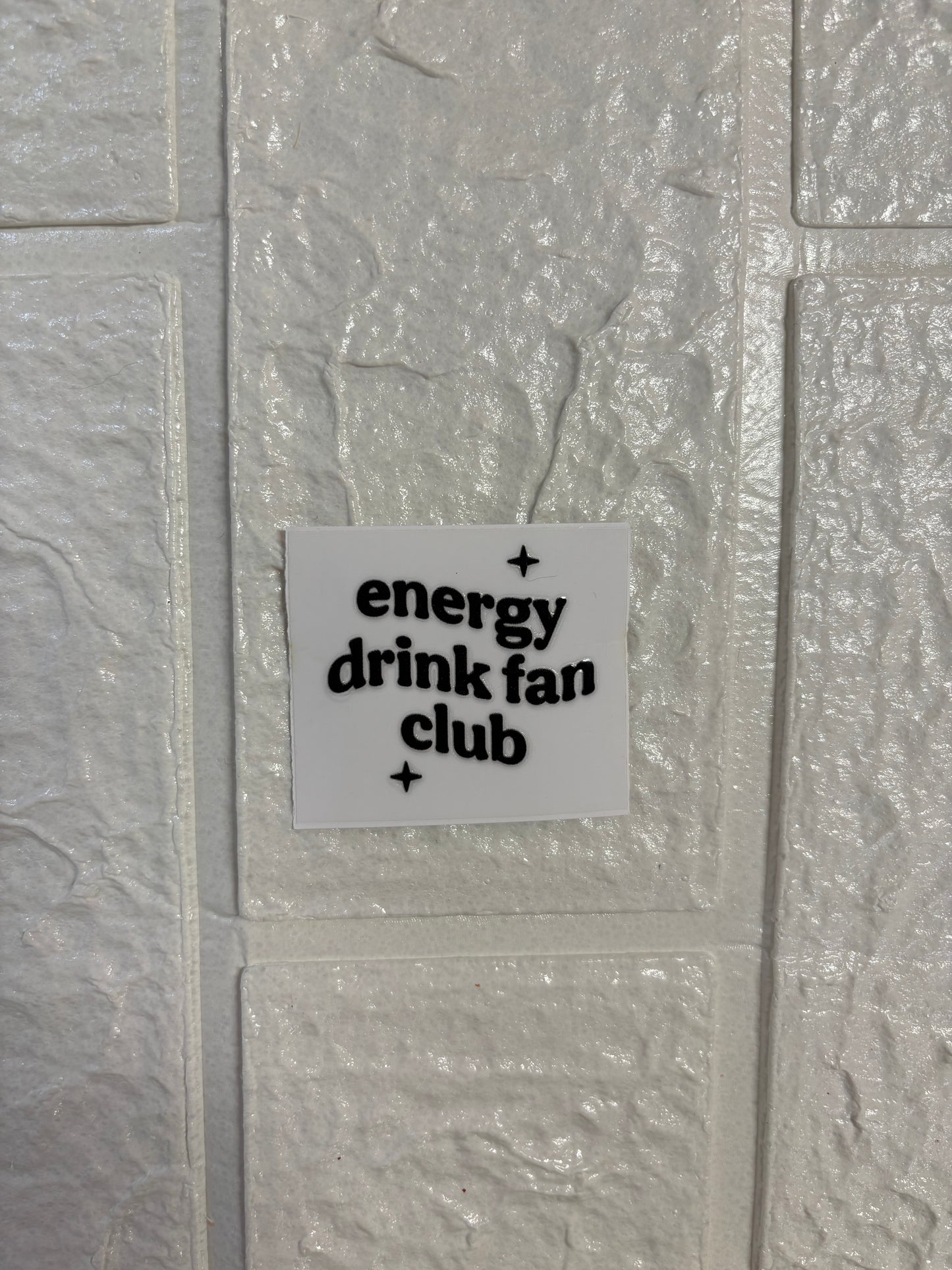 Energy Drink Fan Club UV DTF Keychain Transfer