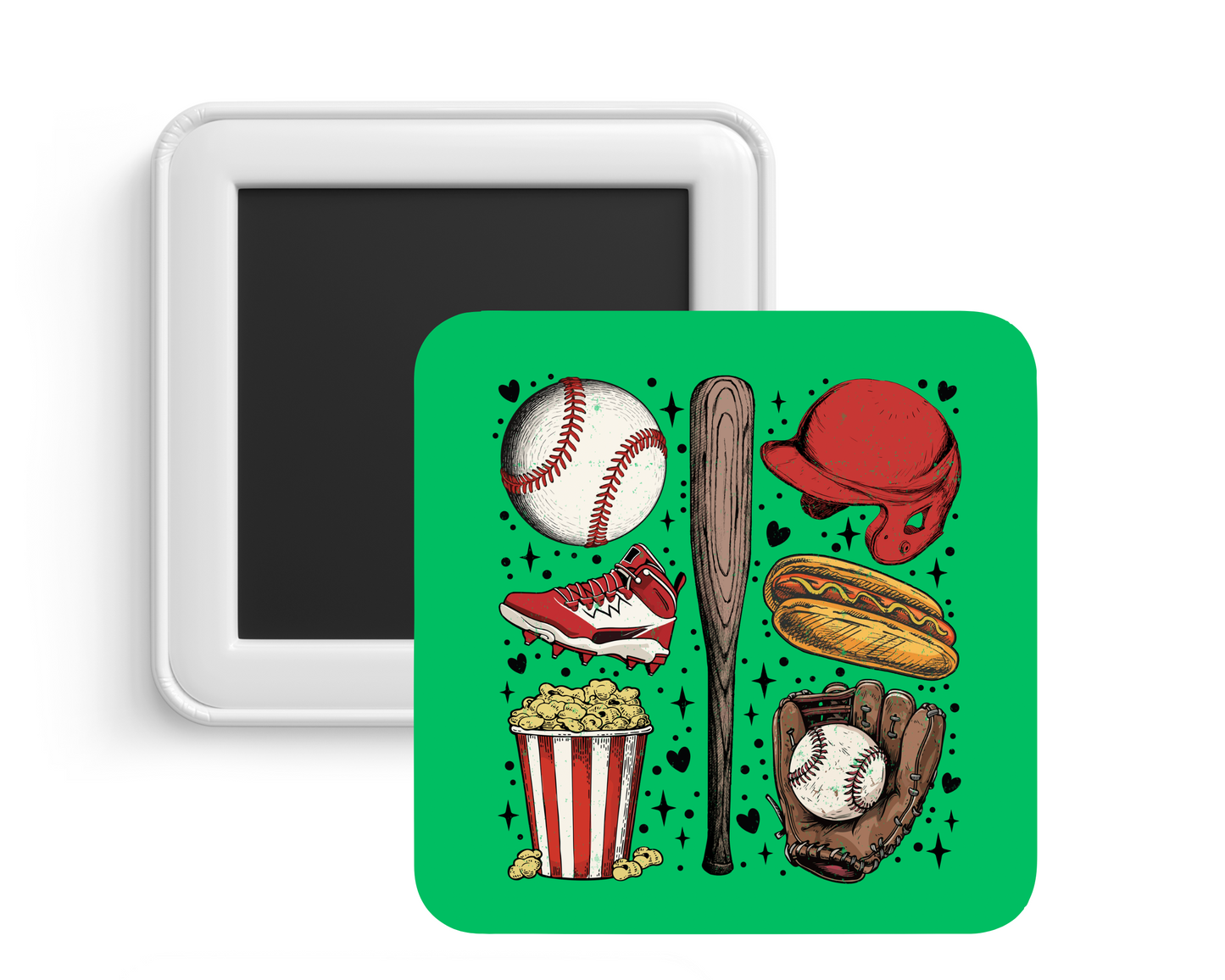 Baseball Collage Magnet