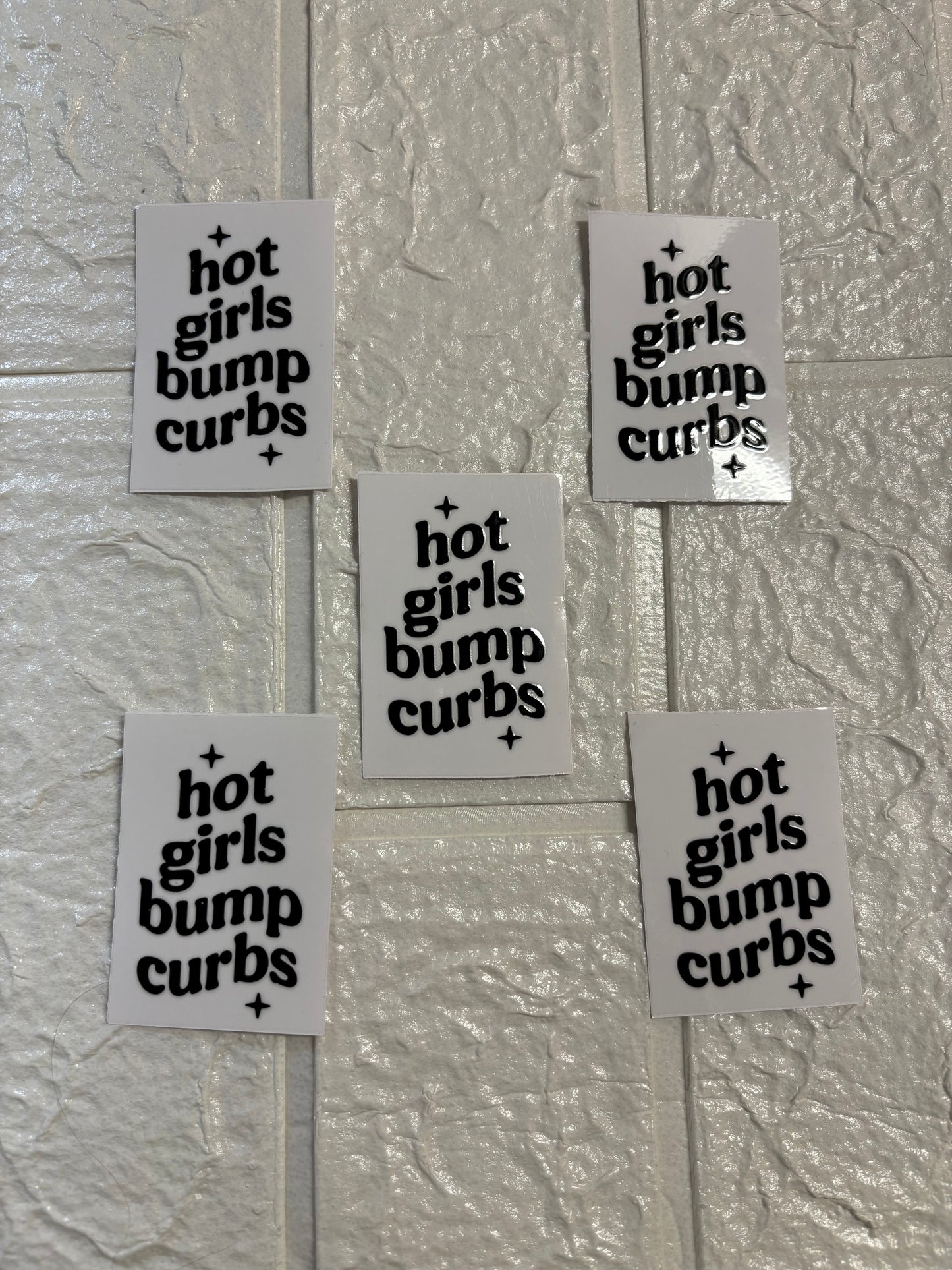 Hot Girls Bump Curbs UV DTF Keychain Transfer