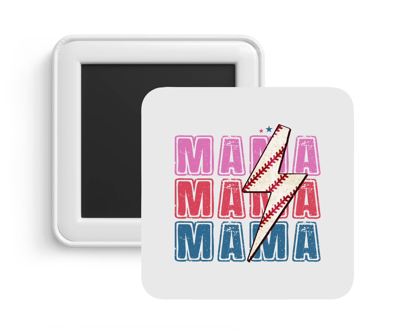 Mama Mama Mama Baseball Magnet